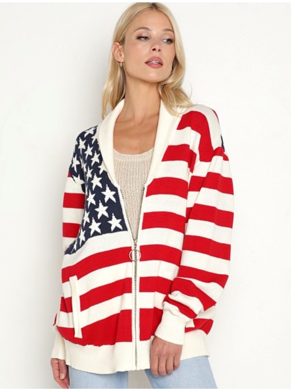 NEW W/TAGS Show Me Your Mumu
Zippy Cardigan American Knit